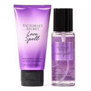 Victoria's Secret Love Spell Body Mist Lotion Mini Duo Gift Set